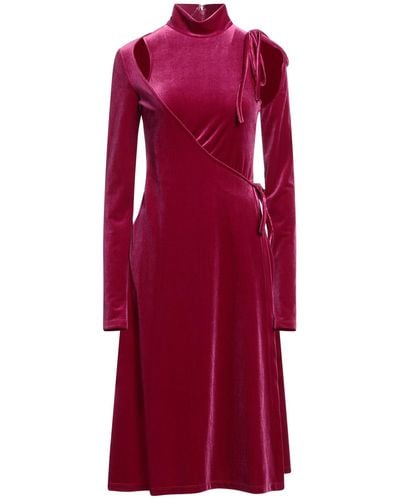 Versace Jeans Couture Robe midi - Rouge