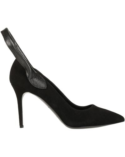 Longchamp Court Shoes - Black