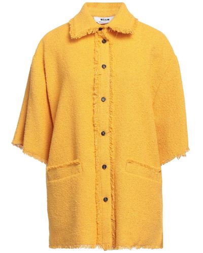 MSGM Camisa - Amarillo