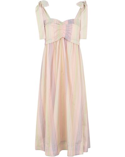 See By Chloé Midi Dress Polyester - Natural