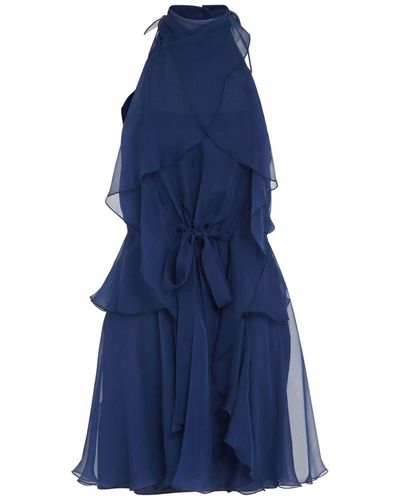 Alberta Ferretti Mini-Kleid - Blau