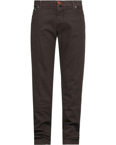 Jacob Coh?n Dark Jeans Cotton, Elastane - Grey