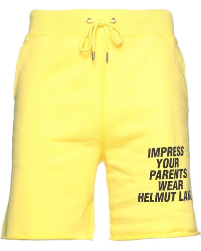 Helmut Lang Shorts & Bermuda Shorts - Yellow