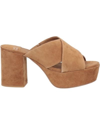 Jeffrey Campbell Camel Sandals Leather - Brown