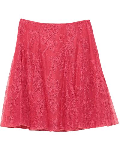 Blumarine Midi Skirt - Red