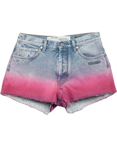 Off-White c/o Virgil Abloh Denim Shorts - Pink
