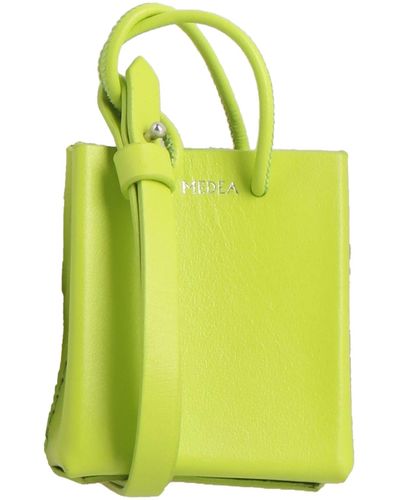 MEDEA Light Shoulder Bag Soft Leather - Green