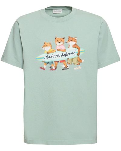 Maison Kitsuné T-shirts - Grün
