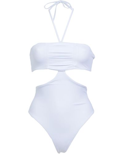 NO KA 'OI One-piece Swimsuit - White