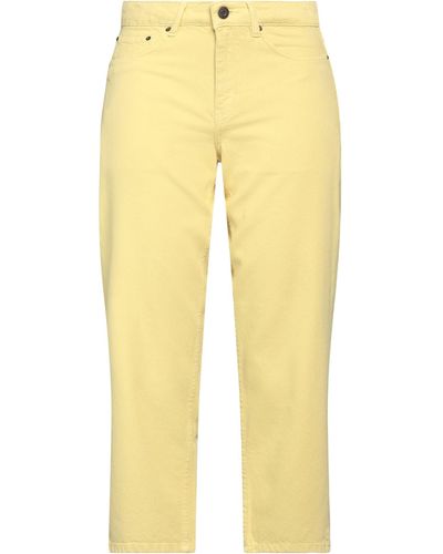 American Vintage Cropped Trousers - Yellow