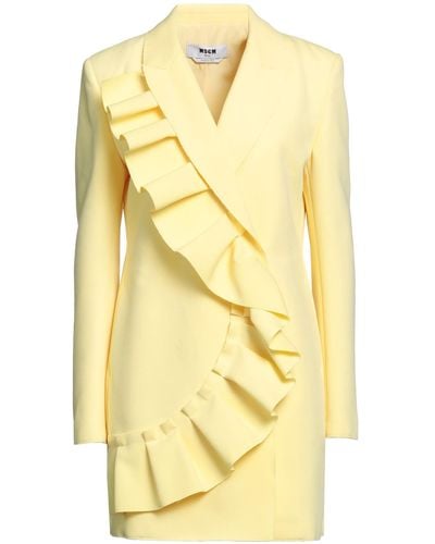 MSGM Short Dress - Yellow