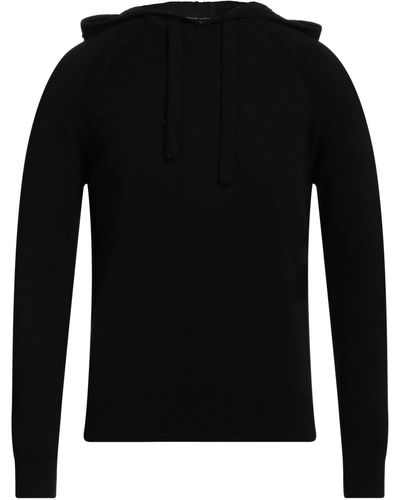 Roberto Collina Sweater Merino Wool, Nylon, Elastane - Black