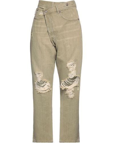 R13 Pantalon en jean - Neutre