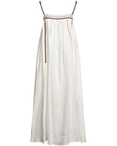 Manila Grace Long Dress - White