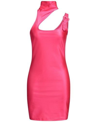 Versace Fuchsia Mini Dress Polyamide, Elastane - Pink