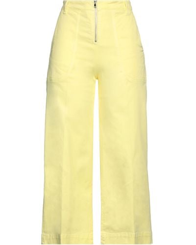 Anna Molinari Pants - Yellow