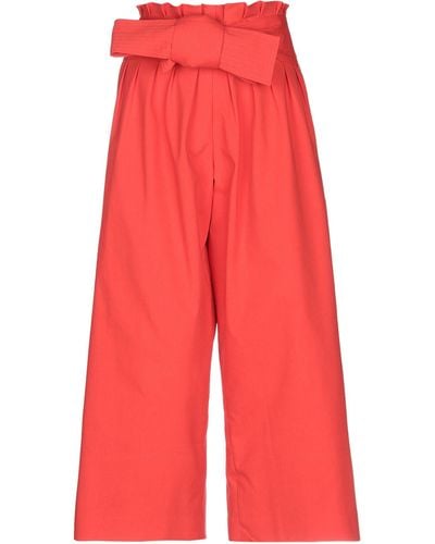 Rejina Pyo Cropped Trousers - Red
