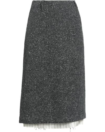 Alysi Midi Skirt - Grey