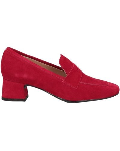 Unisa Brick Loafers Leather - Red