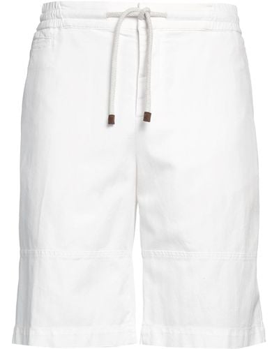 Brunello Cucinelli Shorts & Bermuda Shorts - White
