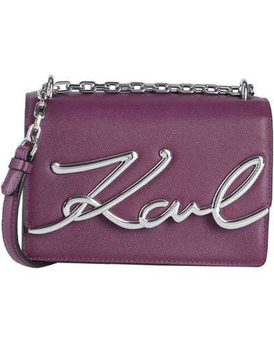 Karl Lagerfeld Cross-body Bag - Purple