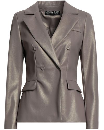 La Petite Robe Di Chiara Boni Blazer - Gray