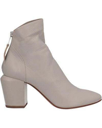 Elena Iachi Ankle Boots Soft Leather - Gray