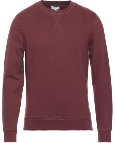 Sunspel Sweat-shirt - Rouge