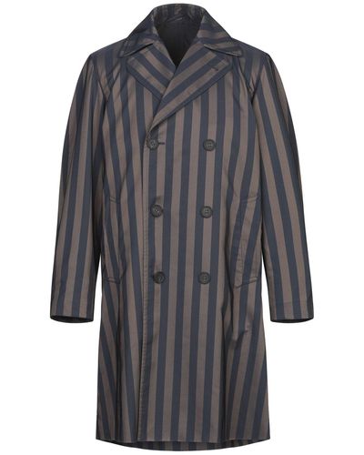 Doppiaa Overcoat & Trench Coat - Gray