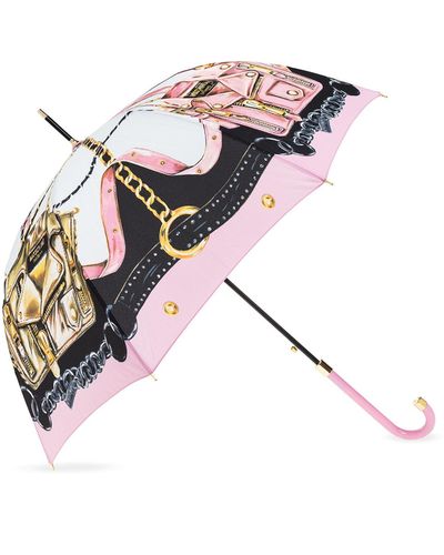 Moschino Regenschirm - Weiß
