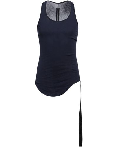 Rick Owens Camiseta de tirantes - Azul