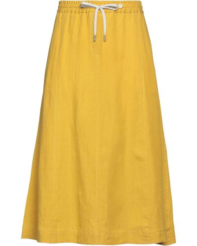 Eleventy Midi Skirt - Yellow