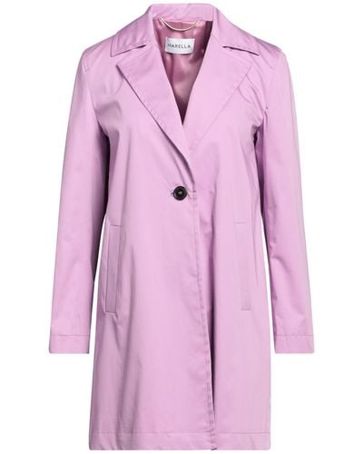 Marella Overcoat & Trench Coat - Pink