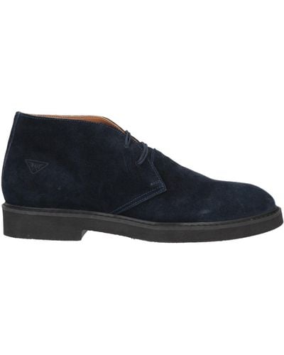 Docksteps Midnight Ankle Boots Soft Leather - Blue
