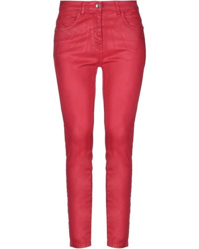 Pepe Jeans Pants Cotton, Elastane - Red