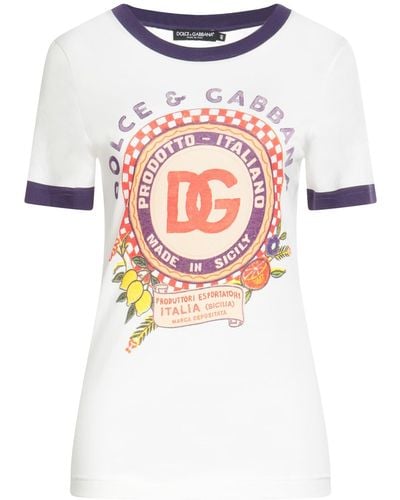 Dolce & Gabbana T-shirts - Weiß