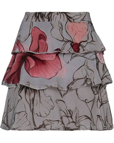 Alberta Ferretti Mini Skirt - Gray