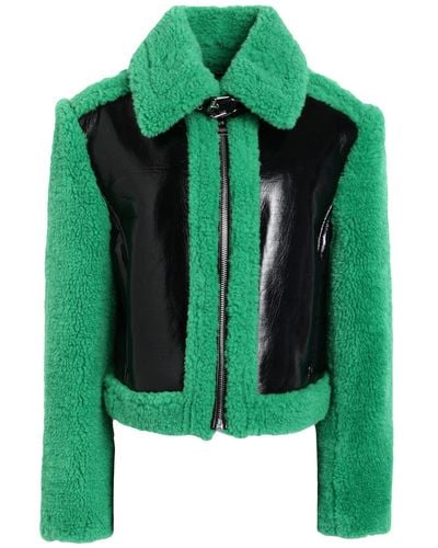 Karl Lagerfeld Borreguito y pelo ecológico - Verde