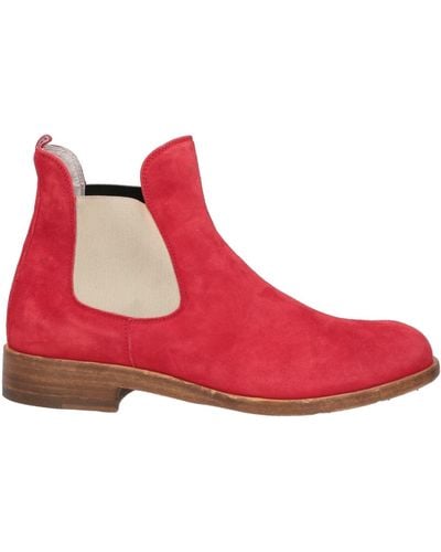 Corvari Ankle Boots - Red