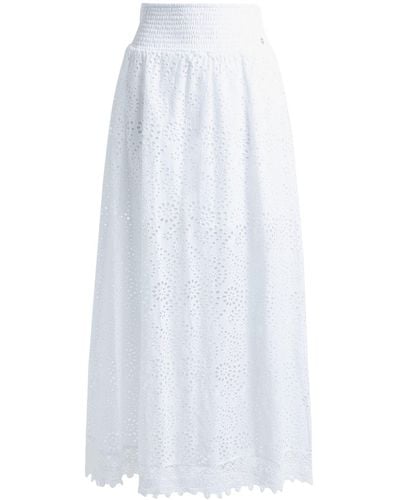 Guess Midi Skirt - White