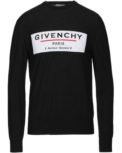 Givenchy Pull à logo imprimé - Noir