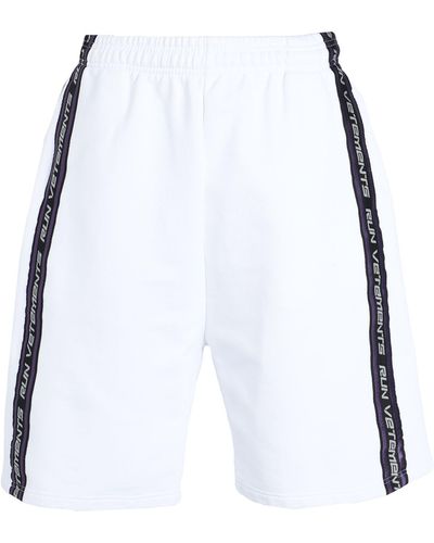 Vetements Shorts & Bermuda Shorts - White