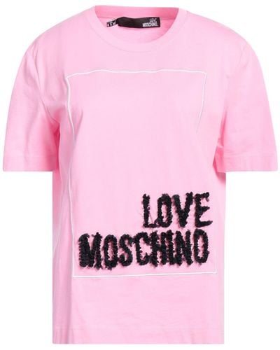 Love Moschino Camiseta - Rosa
