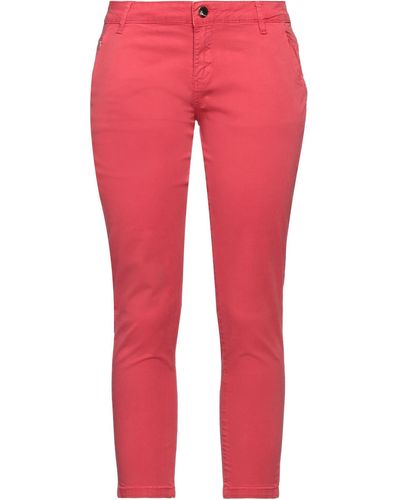 GAUDI Cropped Trousers - Red