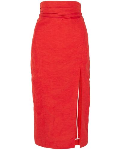 Carmen March Maxi Skirt - Red