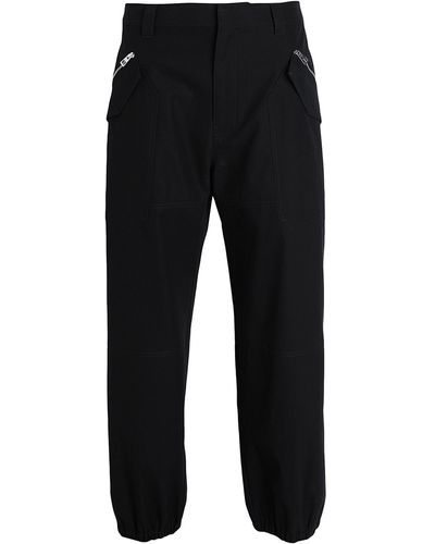 Loewe Pants Cotton, Calfskin - Black