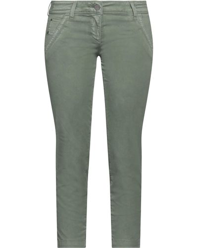 Jacob Coh?n Cropped Trousers - Green