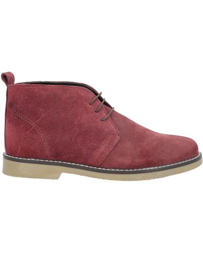 MANIFATTURE ETRUSCHE Ankle Boots - Red