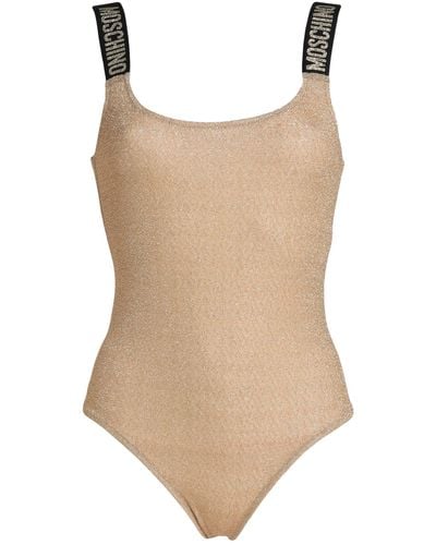 Moschino One-piece Swimsuit - Natural