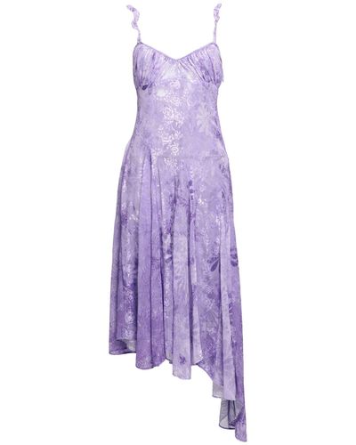 Collina Strada Midi Dress - Purple